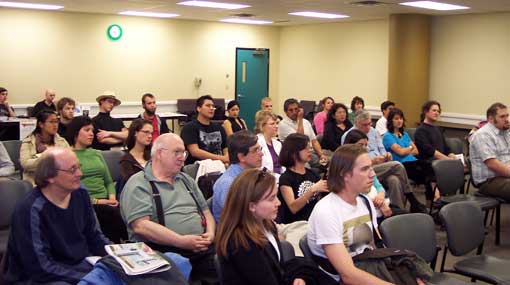 Jorge Martin speaking in Edmonton, AB