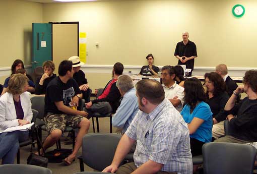 Jorge Martin speaking in Edmonton, AB