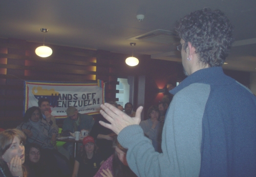 Jorge Martin addressing the meeting Jorge Martin addressing the meeting