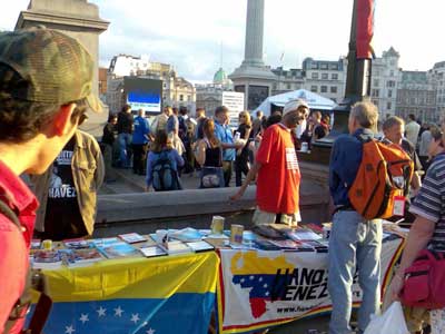 Hands Off Venezuela at the London - Caracas concert, Trafalgar square