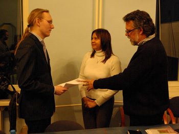 At the end of the meeting a letter of protest, signed by the editors of the “New Popular Weekly” was handed to the delegation from Venezuela.