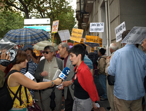 From the Madrid picket