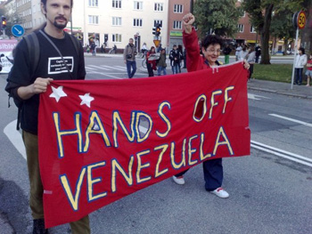Hands Off Venezuela at ESF